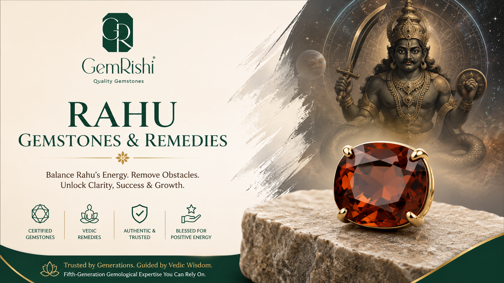 Which Stone To Wear For Rahu Mahadasha? — Complete Guide by GemRishi