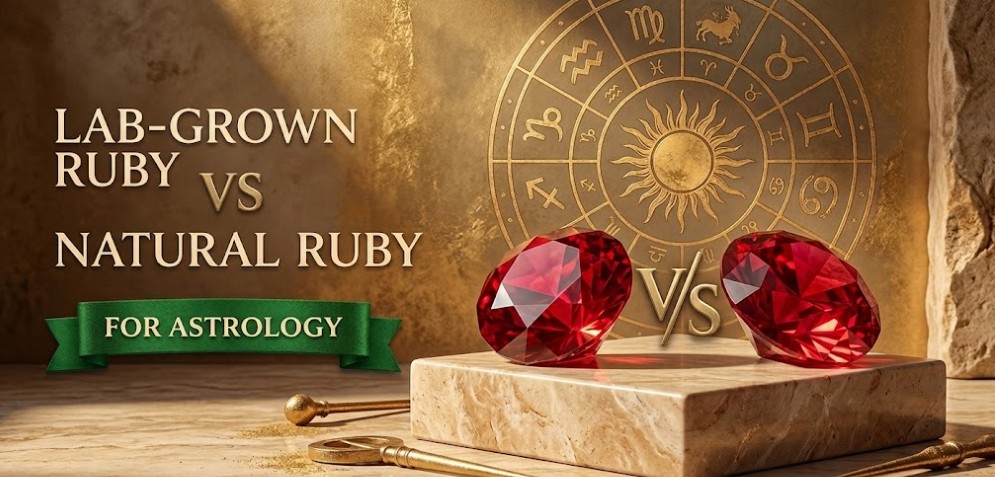 Lab-Grown Ruby vs. Natural Ruby for Vedic Astrology: Does Synthetic Manik Actually Work?
