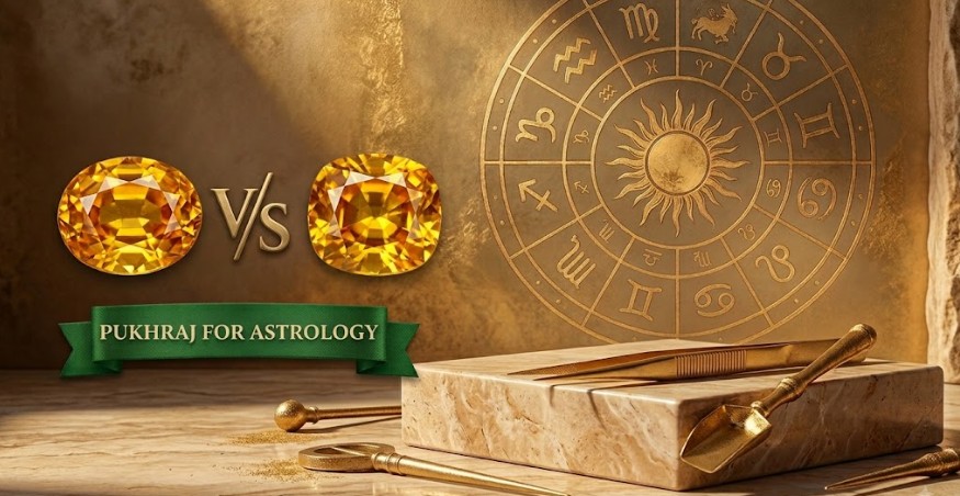 Natural Yellow Sapphire (Pukhraj) for Vedic Astrology: The Complete Buying, Benefits, and Identification Guide