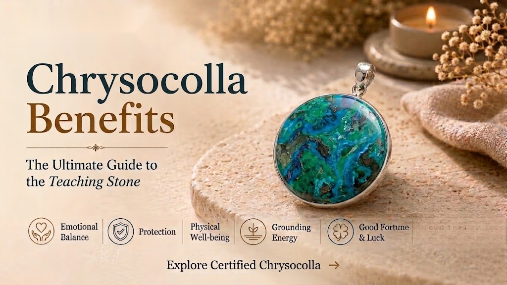 Chrysocolla: The Teaching Stone – Benefits, Meaning, Uses & Healing Properties
