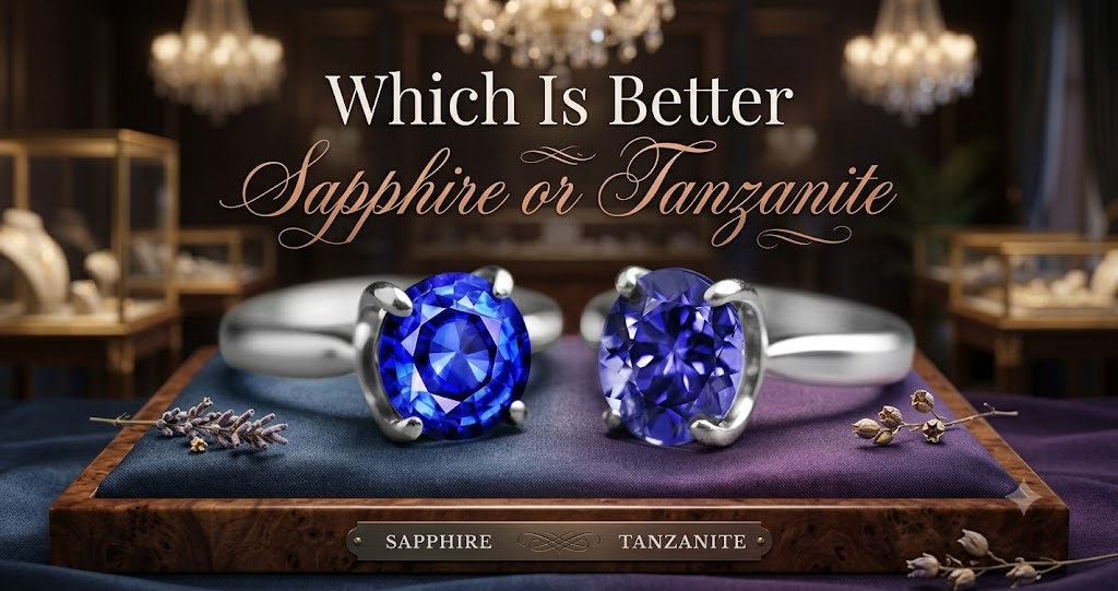Blue Sapphire vs Tanzanite: Beauty, Durability, Meaning & Value Compared