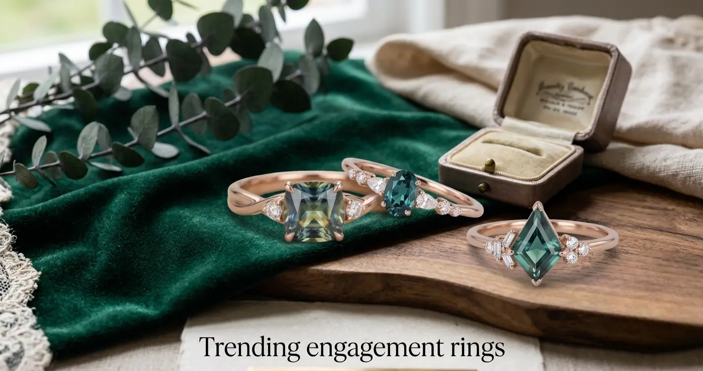 Teal & Parti Sapphires: Beautiful Alternatives to Traditional Engagement Rings