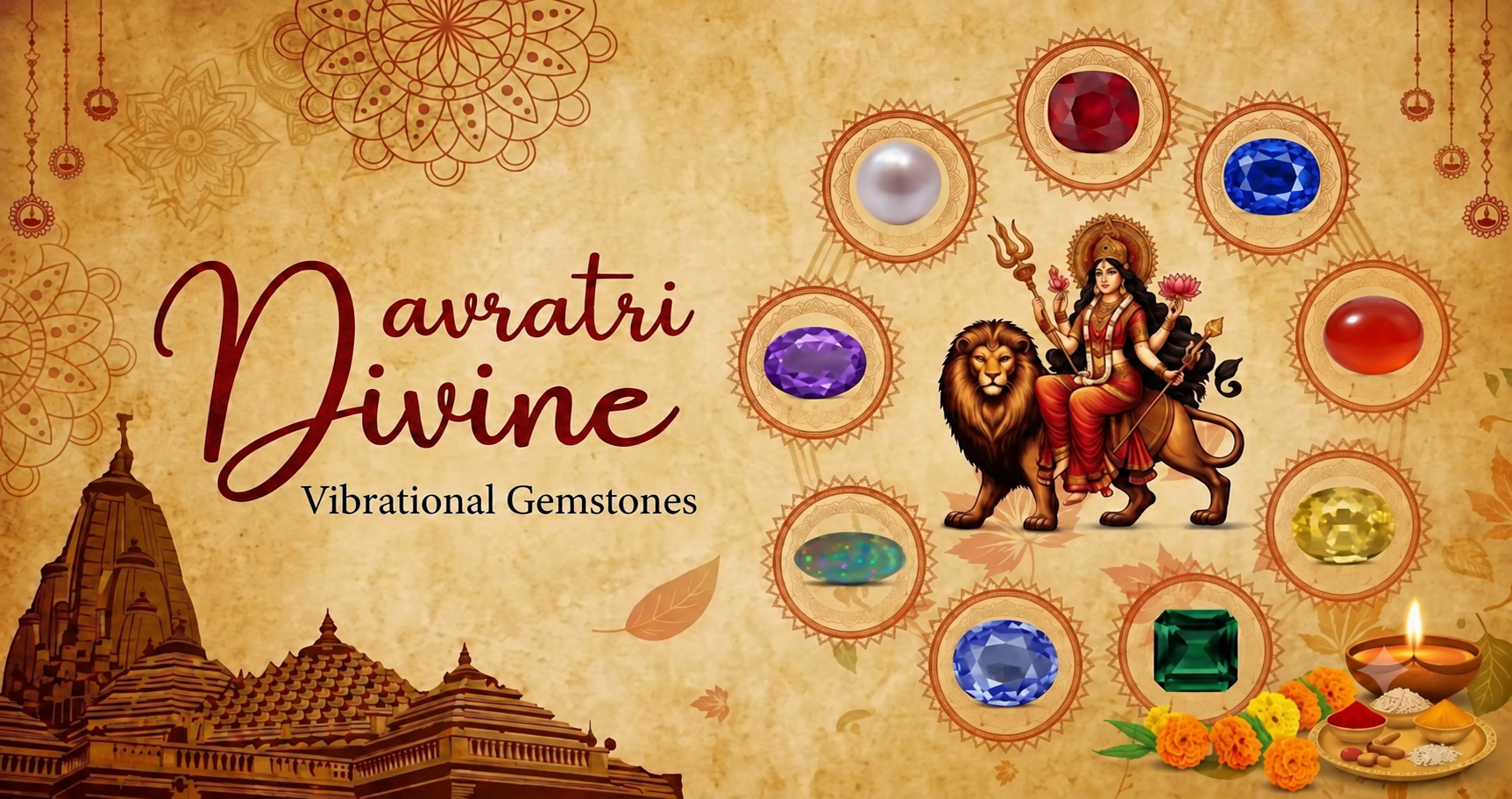 Navratri 2026 Colours: 9 Days, 9 Shades & the Perfect Gemstone for Each