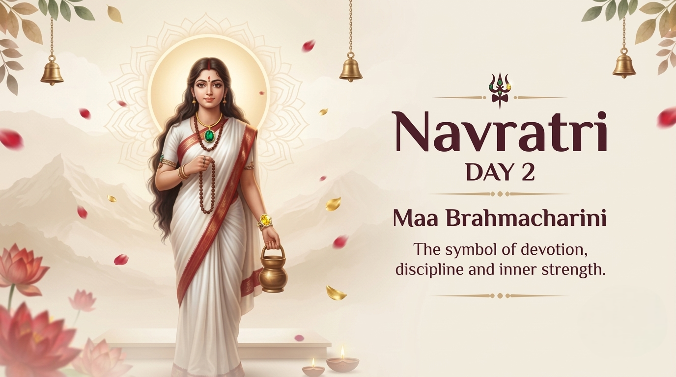 Navratri Day 2: Maa Brahmacharini, Yellow Sapphire (Pukhraj) & Emerald (Panna)