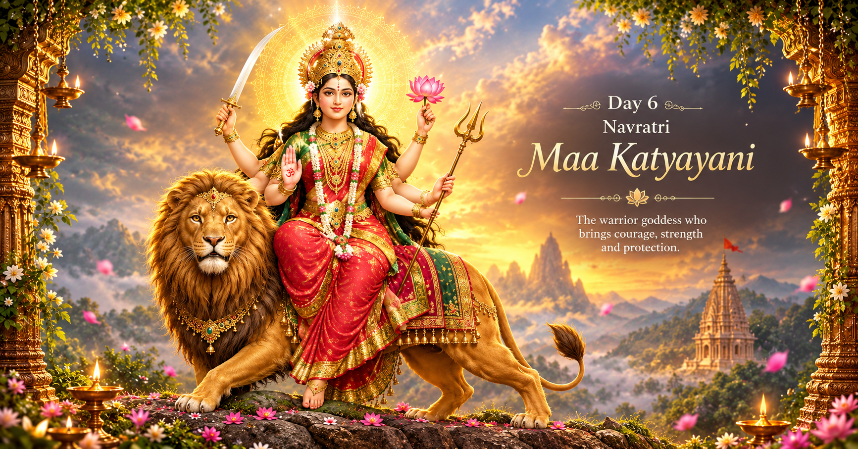 Navratri Day 6: Why Maa Katyayani Is Worshipped for Strength and Protection