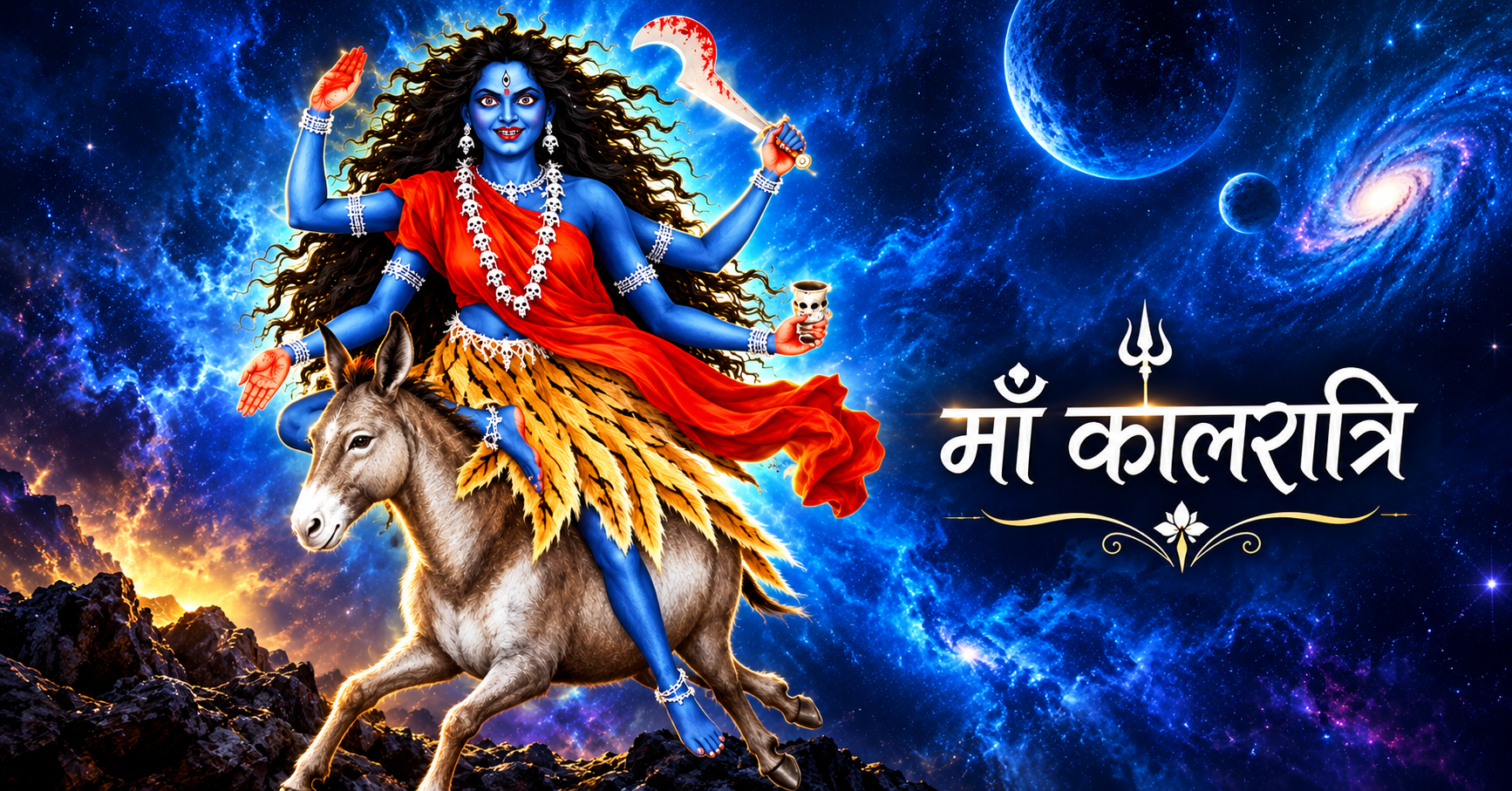 Navratri Day 7: Maa Kalaratri & Black-Oynx – Significance, Symbolism & Astrology