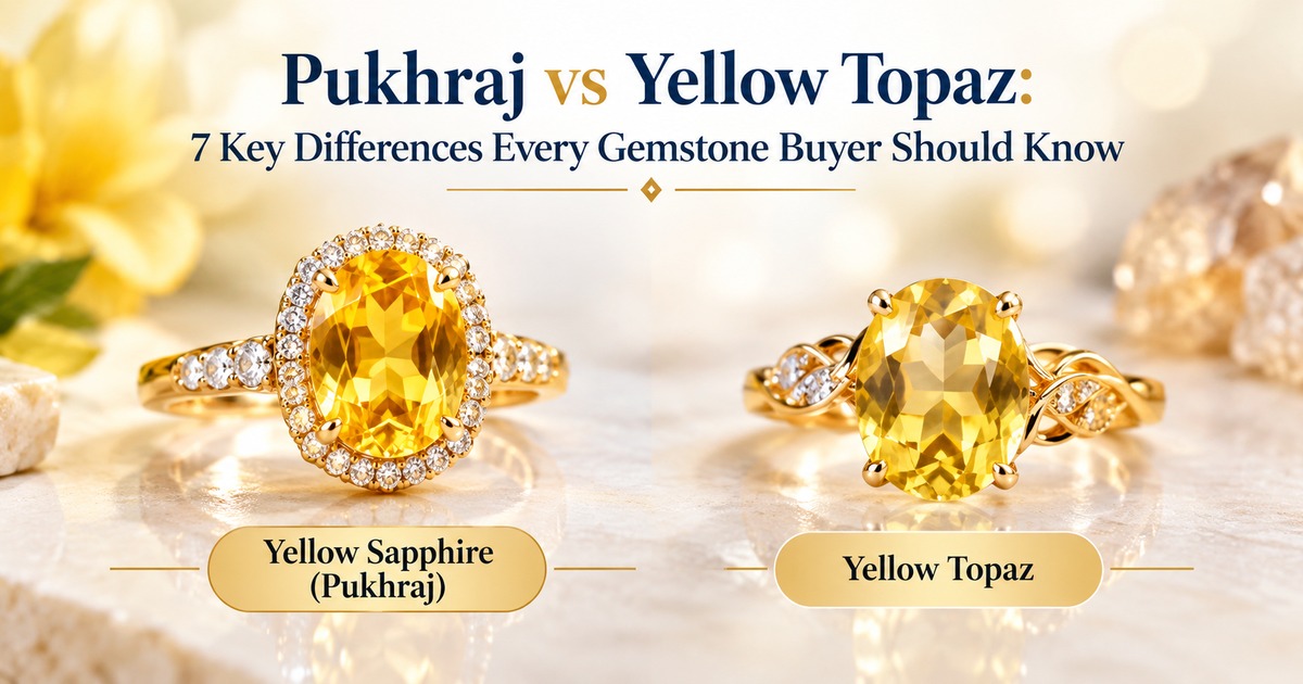 Pukhraj vs Yellow Topaz: 7 Key Differences Every Gemstone Buyer Should Know