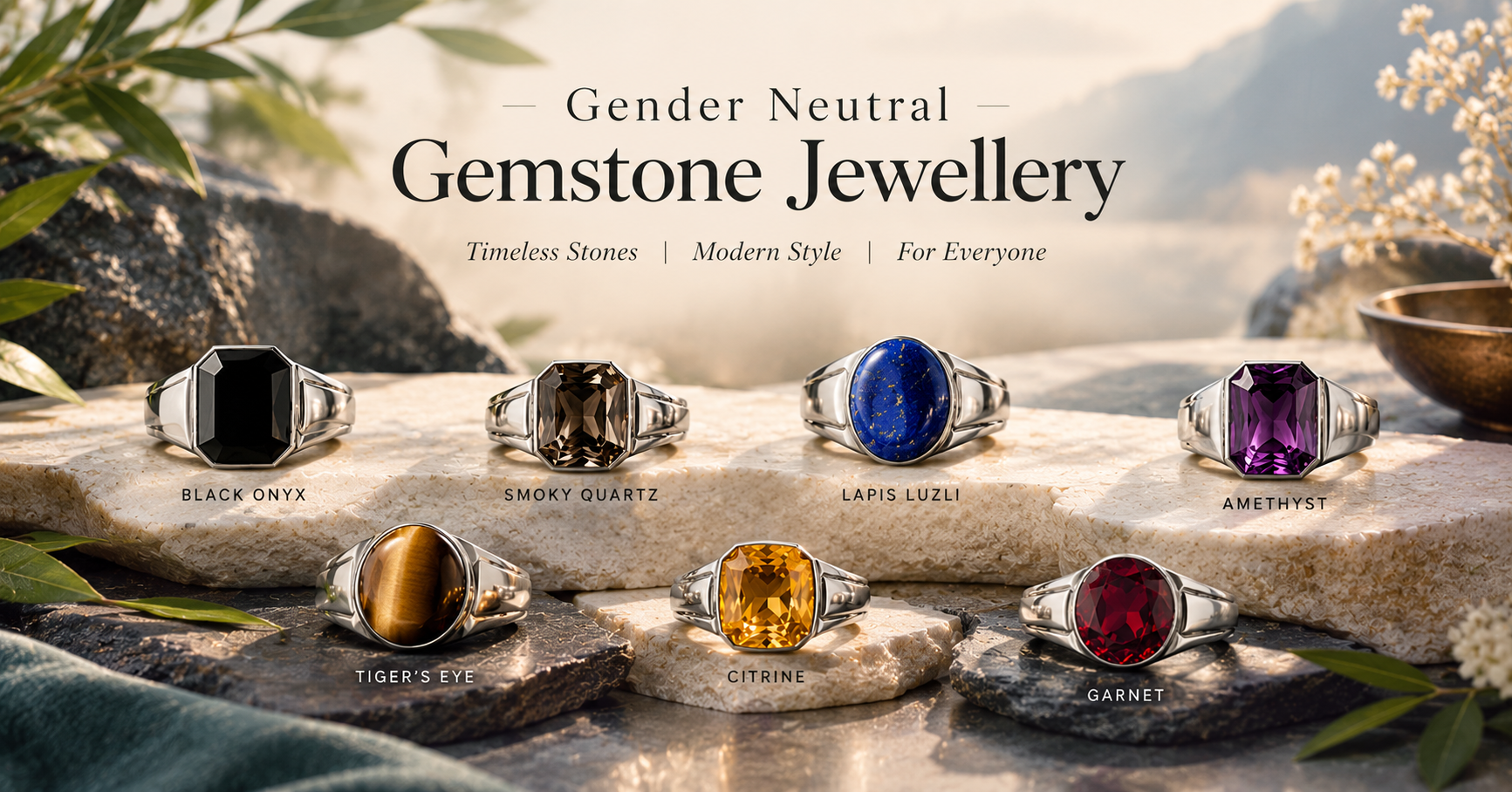From Classic to Bold: The Best Gender-Neutral Gemstones for Jewellery