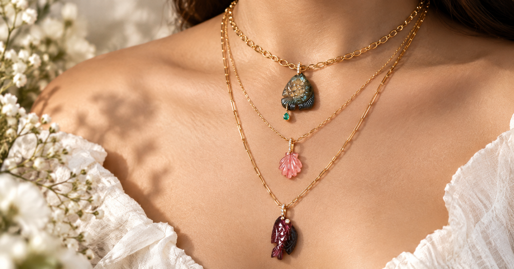 Textural Luxury: How Carved & Uniquely Faceted Colored Gemstones Transform Jewellery Design