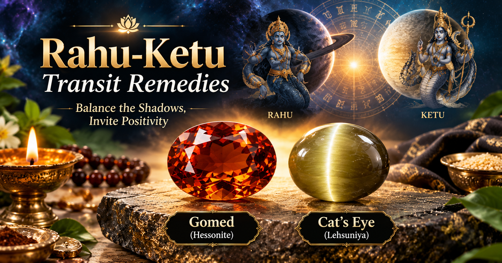 Rahu Ketu Transit: Should You Wear Gomed or Cat’s Eye (Lehsuniya)?