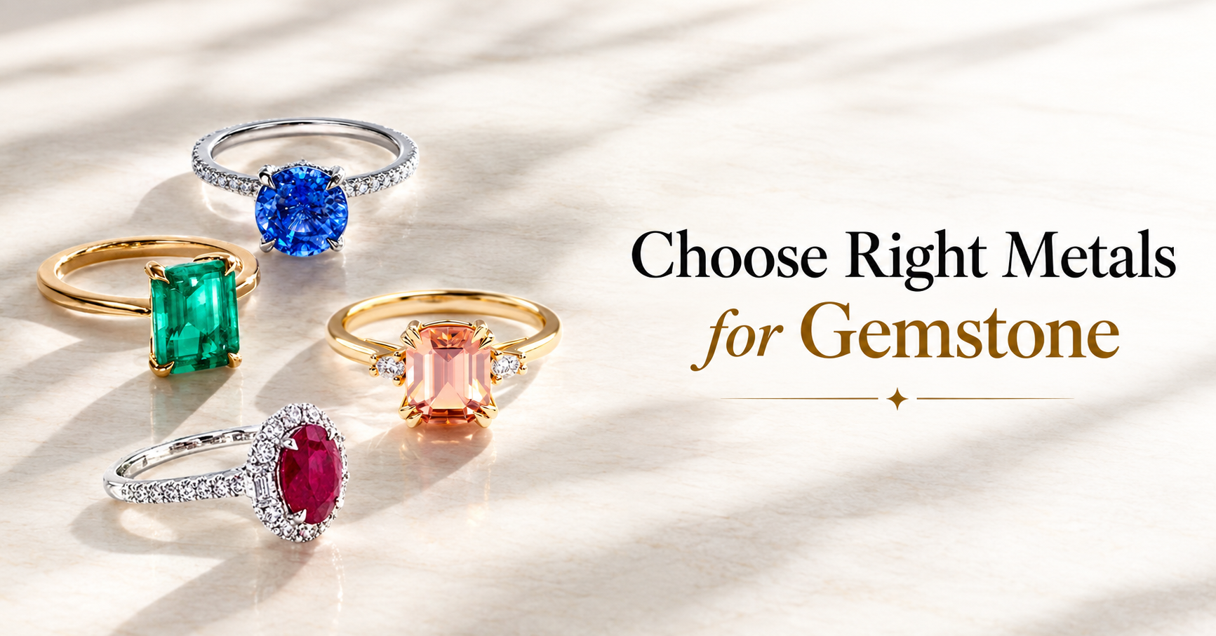 Choosing the Right Metal for Your Gemstone: Gold, Silver, or Panchdhatu?