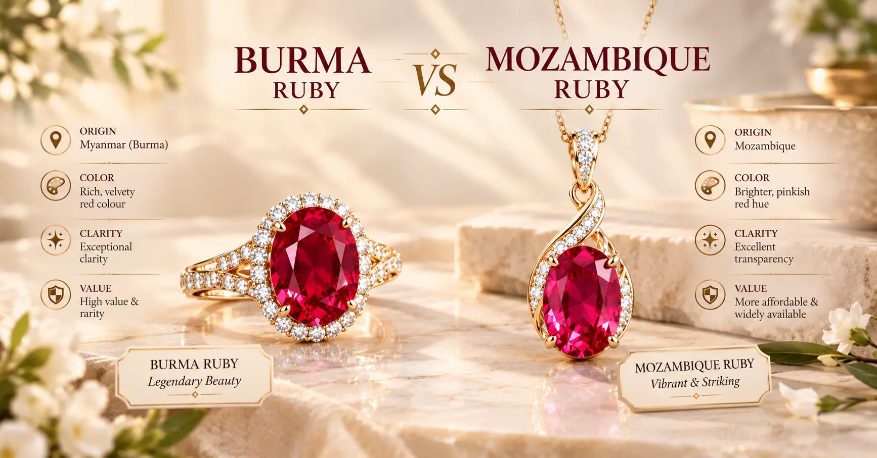 Burma vs. Mozambique Ruby (Manik): Which Natural Ruby Is Rarer and More Valuable?