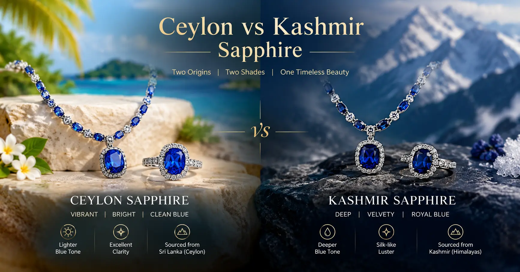 Ceylon vs. Kashmir Blue Sapphire (Neelam): Which Gemstone Is Best for Shani (Saturn) Remedies?