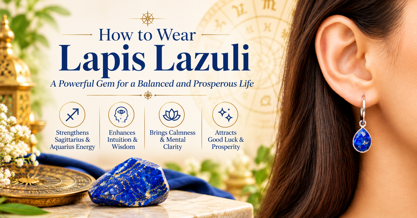 How to Wear Lapis Lazuli (Lajward) According to Vedic Astrology: Benefits, Rules & Precautions