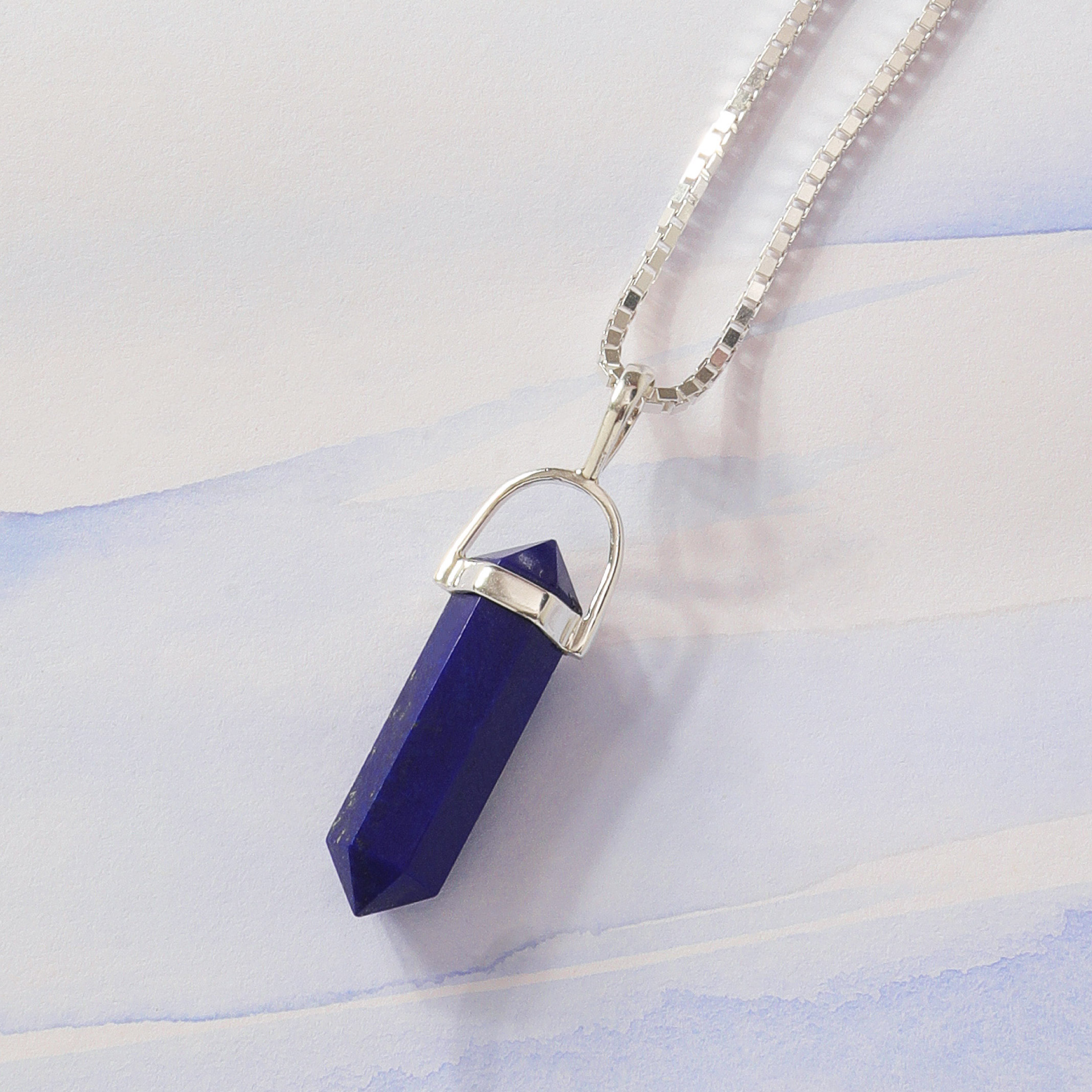 Afgan Lapis Lazuli Pendant Wavelength 852 Hz by Mandala