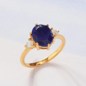 Afgan Lapis Lazuli Ring For Female Wavelength 852 Hz by Mandala