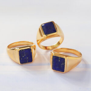 Afgan Lapis Lazuli Ring For Male Wavelength 852 Hz by Mandala