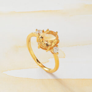 Bolivian Citrine Ring for Female by Mandala