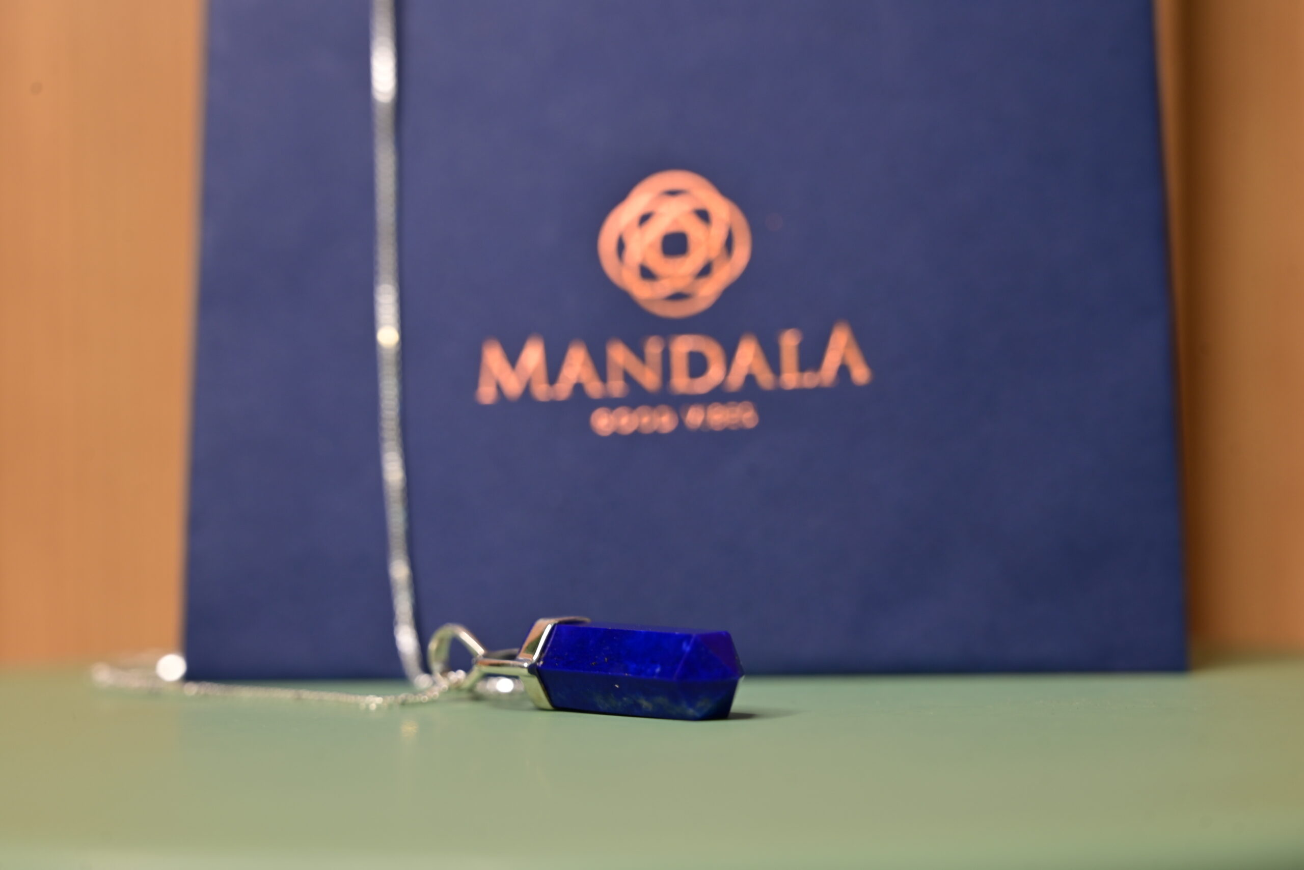 Afgan Lapis Lazuli Pendant Wavelength 852 Hz by Mandala