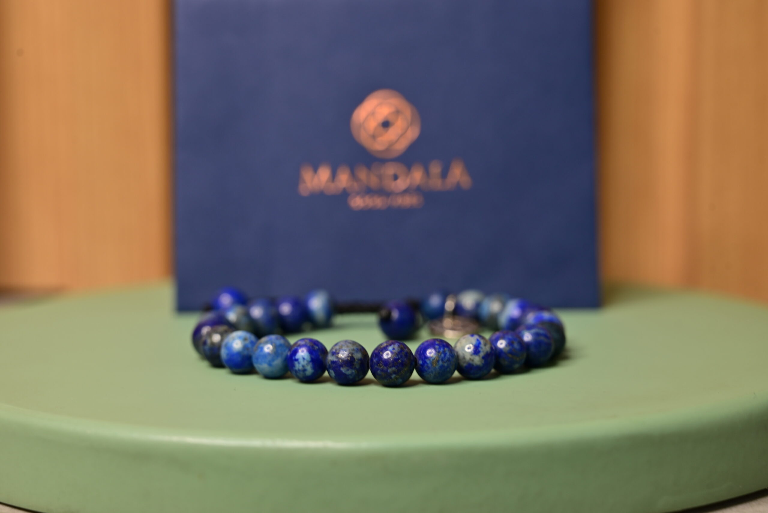 Afgan Lapis Lazuli Bracelet Wavelength 852 Hz by Mandala