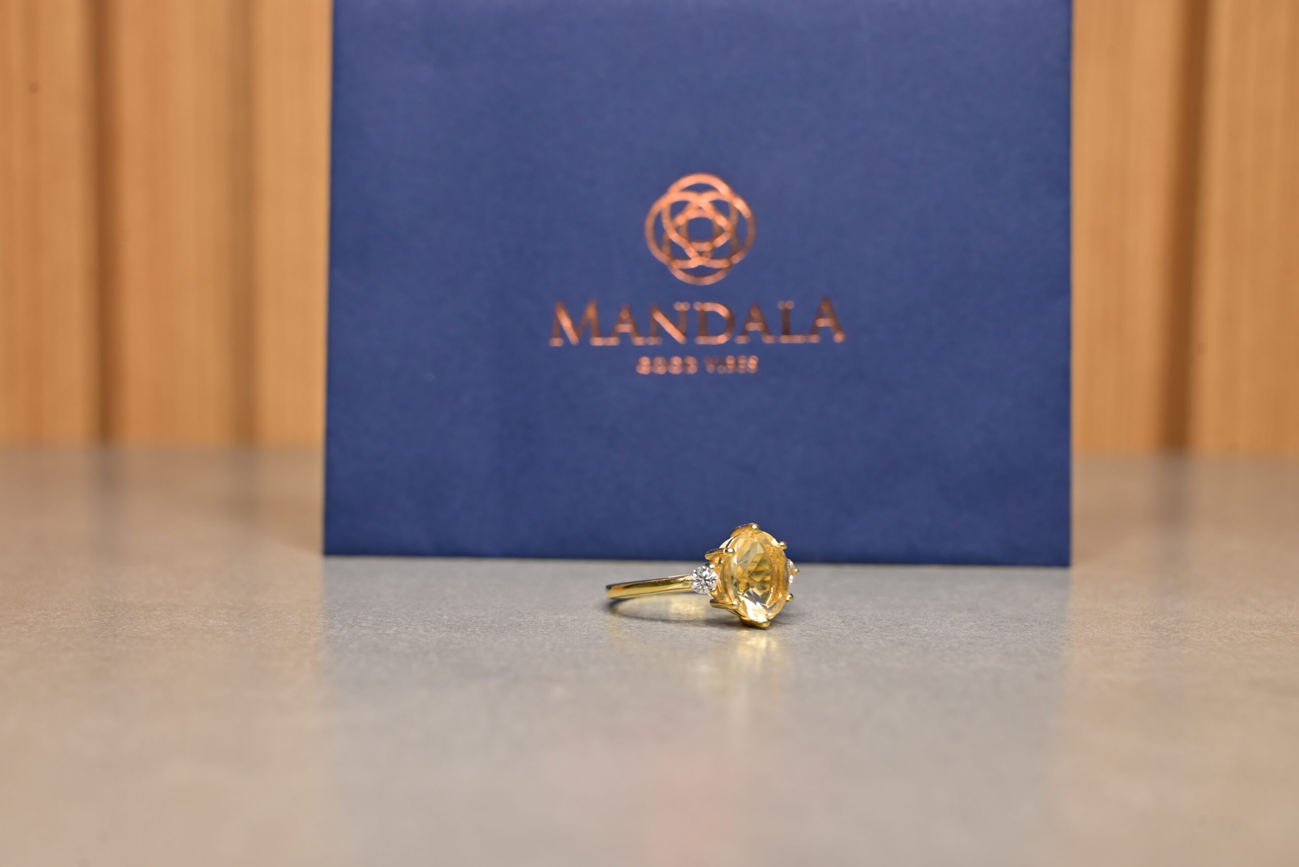 Bolivian Citrine Ring for Female by Mandala