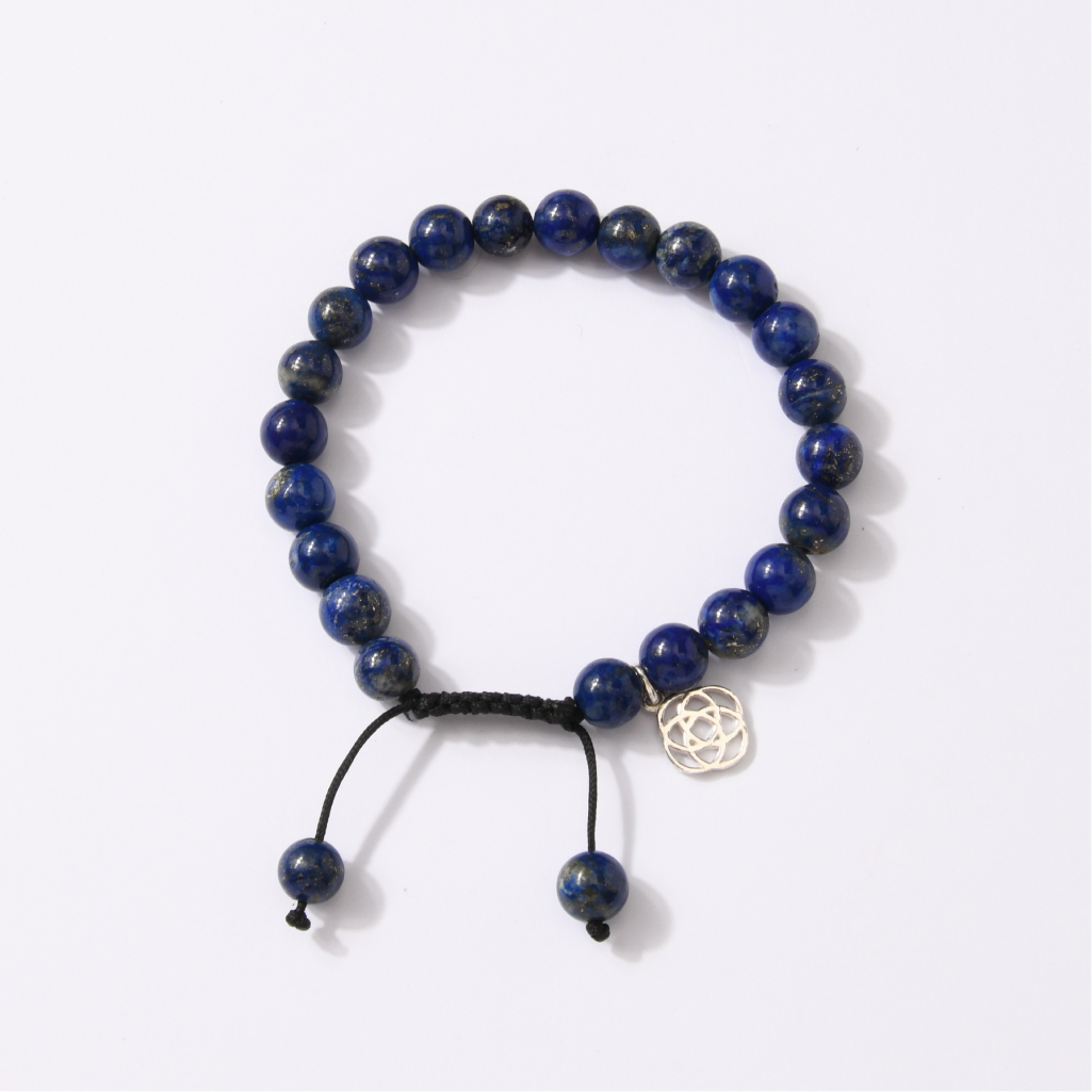 Afgan Lapis Lazuli Bracelet Wavelength 852 Hz by Mandala