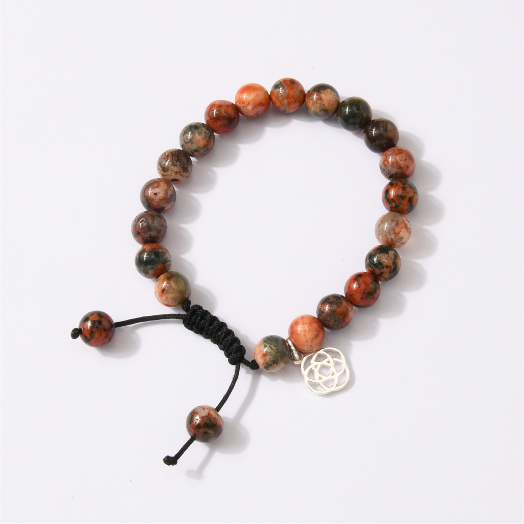 Maxican Fire Agate Bracelet by Mandala