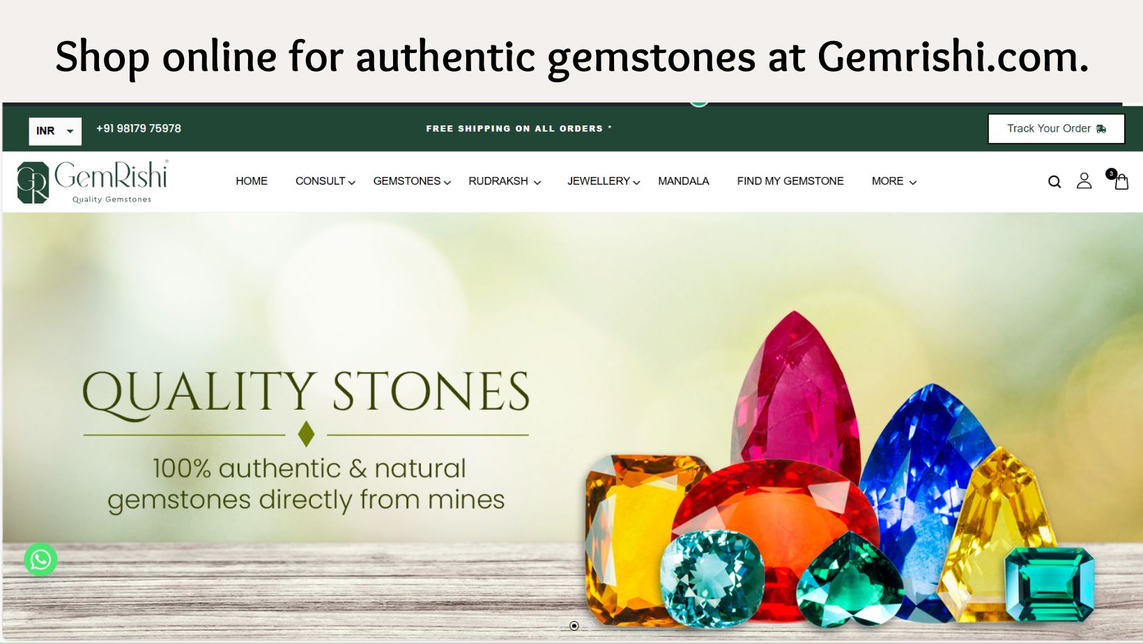 Online Authentic Gemstones