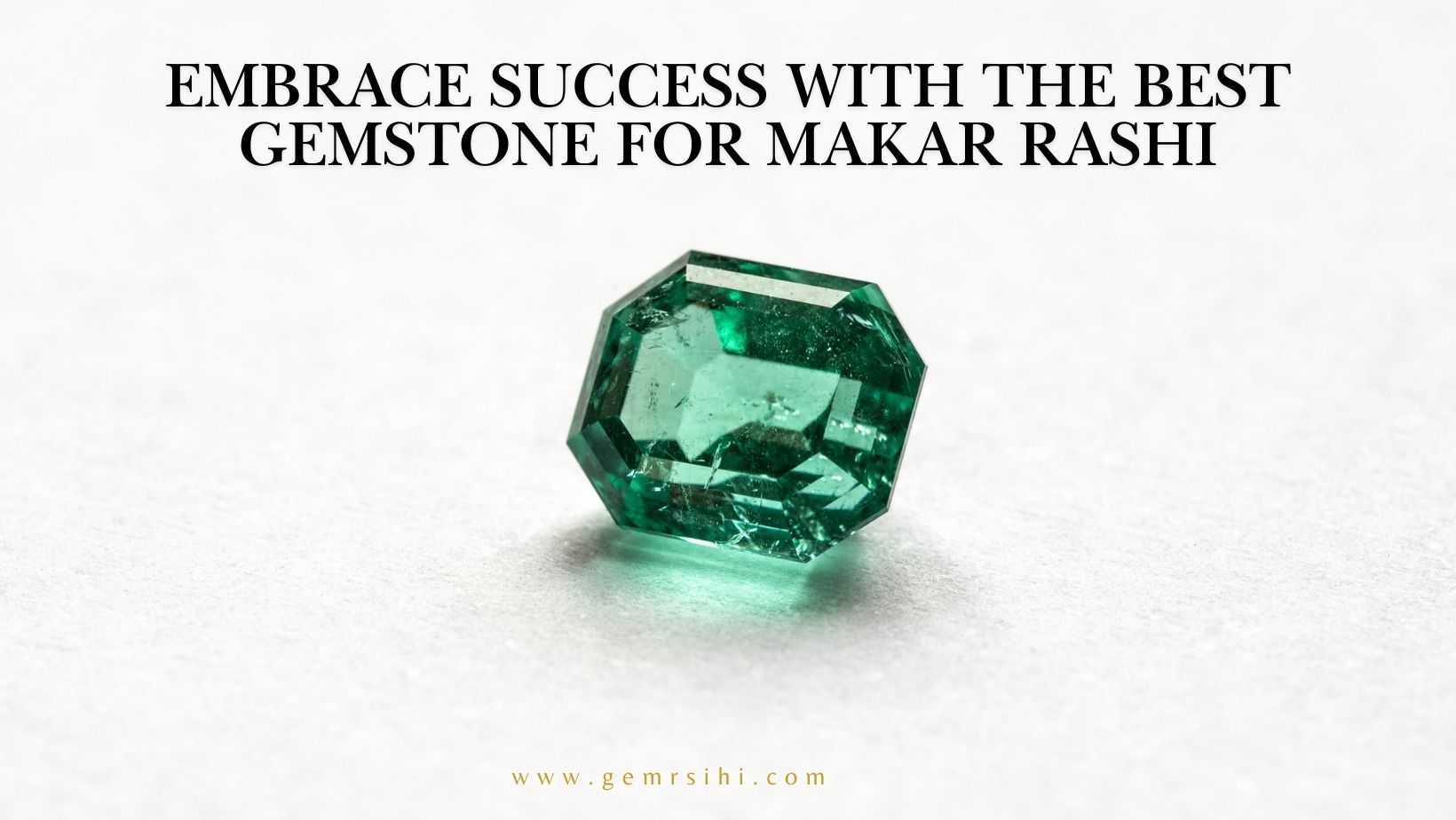 Embrace Success with the Best Gemstone for Makar Rashi